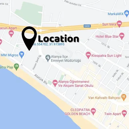 Appartement Zerrin Hanim - 1 Minute From Kleopatra Beach Alanya